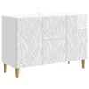vidaXL Sideboard High Gloss White 89 x 34.5 x 60 cm Engineered Wood