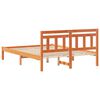 vidaXL Bed Frame Brown 120 x 200 cm Solid Pine Wood