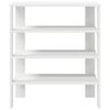 vidaXL Shoe Rack White 61x32x70 cm Engineered Wood