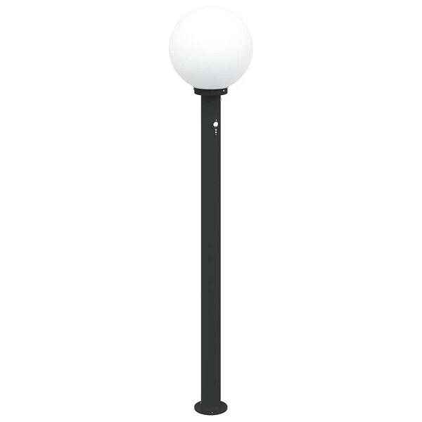 vidaXL Bollard Lights with Sensor 3 pcs 120 cm Black IP44