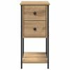 vidaXL Bedside Cabinet Artisan oak 32 x 42 x 70 cm Engineered wood