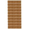 vidaXL Lawn Edgings 10 pcs 20x103 cm Flexible Corten steel