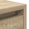 vidaXL Wall-mounted Bedside Cabinet Sonoma Oak 38x34x40 cm