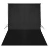 vidaXL Photo Studio Kit with Lights. Backdrop and Reflector