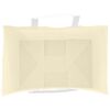 vidaXL Paper Bags 50 pcs with Handles Yellow 32x22x28 cm