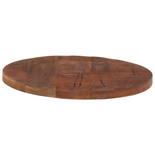 vidaXL Table Top &Oslash; 50x2.5 cm Round Solid Wood Reclaimed