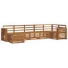 vidaXL Sofa Sets 7 pcs Natural Solid Acacia Wood