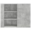vidaXL Wall Cabinet Concrete Grey 75x35x60 cm Engineered Wood