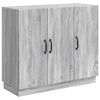 vidaXL Sideboard Grey Sonoma 89 x 34.5 x 77 cm Engineered Wood