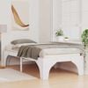 vidaXL Bed Frame White 80 x 200 cm Solid Pine Wood
