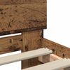 vidaXL Bed Frame with Headboard Old Wood 75 x 190 cm Engineered Wood