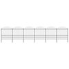 vidaXL Garden Fence with Spear Top Steel 1005x200 cm Black