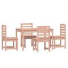 vidaXL 5 Piece Garden Dining Set Solid Wood Douglas