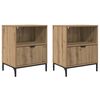 vidaXL Bedside Cabinet 2 pcs Artisan oak 49 x 36 x 61 cm