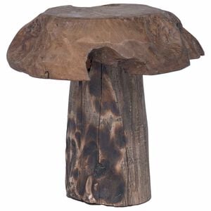 vidaXL Stool Natural 35 x 35 x 35 cm Solid Teak Wood
