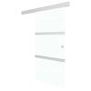 vidaXL Sliding Door with Soft Stops ESG Glass and Aluminium 76x205 cm