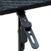 vidaXL Balcony Table 60x60x32 cm Black Poly Rattan