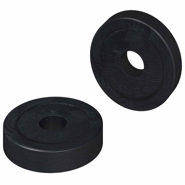 vidaXL suitable for Flat Washer 2 pcs Black 15 x 4 x 3 mm