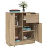 vidaXL Sideboard Sonoma oak 60x30x70 cm Engineered Wood