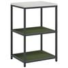 vidaXL Kitchen Storage with Shelf Olive Green 60 x 50 x 92 cm Steel
