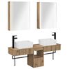 vidaXL Bathroom Cabinet Set 5 pcs Artisan Oak 53 x 15.5 x 70 cm