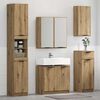 vidaXL Bathroom Furniture Set 4 pcs Artisan Oak Engineered Wood