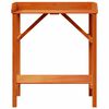 vidaXL Plant Stands with Shelf Brown 75 x 40 x 90 cm Solid pine wood