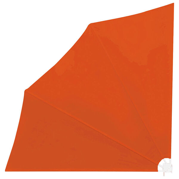 vidaXL Collapsible Balcony Side Awning Terracotta 140x140 cm