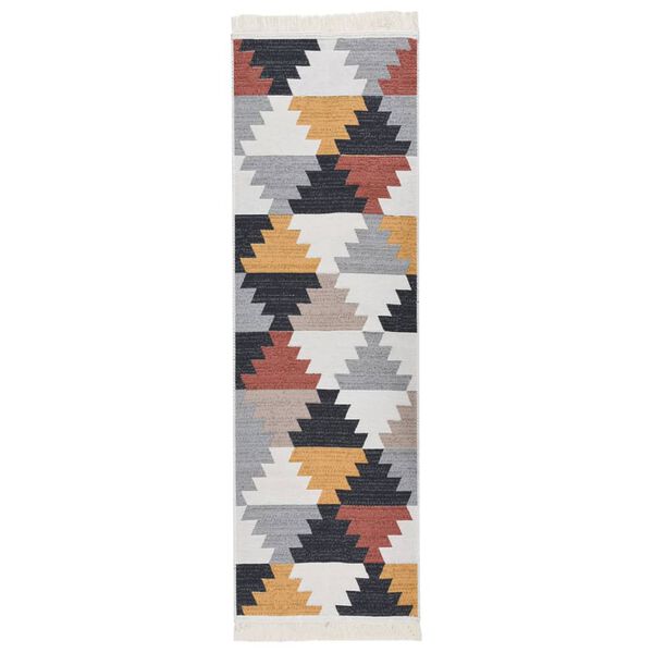 vidaXL Rug Multicolour 80x300 cm Cotton