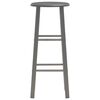 vidaXL Bar Stools 2 pcs Anthracite MDF