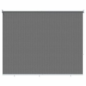 vidaXL Outdoor Roller Blind 90% UV Block Light Grey 160 x 140 cm HDPE
