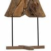 vidaXL Christmas Tree with Stand Brown 90 cm Solid teak wood