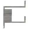 vidaXL Wall Corner Shelf Grey Sonoma 40x40x50 cm Engineered Wood