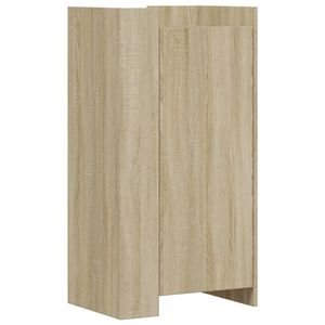 vidaXL Shoe Cabinet Sonoma Oak 52x37.5x100 cm Engineered Wood