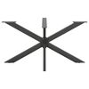 vidaXL Dining Table Leg Spider Shape Anthracite 150x78x(72-73) cm Steel