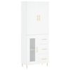 vidaXL Highboard White 69.5x34x180 cm Engineered Wood