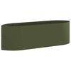 vidaXL Raised Garden Bed Olive Green 140 x 40x 40 cm Steel