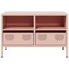 vidaXL TV Cabinet Pink 68x39x43.5 cm Cold-rolled Steel