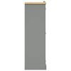 vidaXL Wardrobe Mexican Pine Corona Range 3 Doors Grey