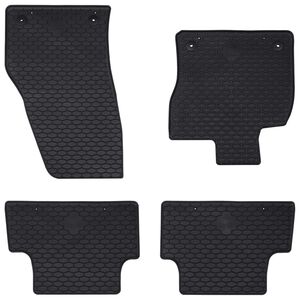 vidaXL Car Mat 4 pcs Black suitable for T-ROC Cabrio TPE