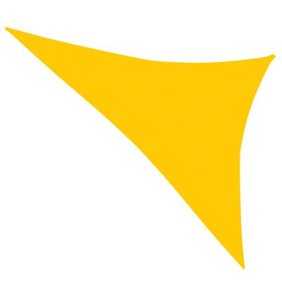 vidaXL Sunshade Sail 160 g/m² Yellow 3x4x5 m HDPE
