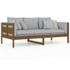 vidaXL Day Bed without Mattress Honey Brown Solid Wood Pine 90x190 cm Single