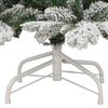 vidaXL Artificial Hinged Christmas Tree White 180 cm PE and PVC