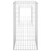 vidaXL Gabion Basket Posts 2 pcs 50x50x100 cm Iron