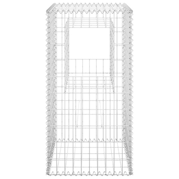 vidaXL Gabion Basket Posts 2 pcs 50x50x100 cm Iron