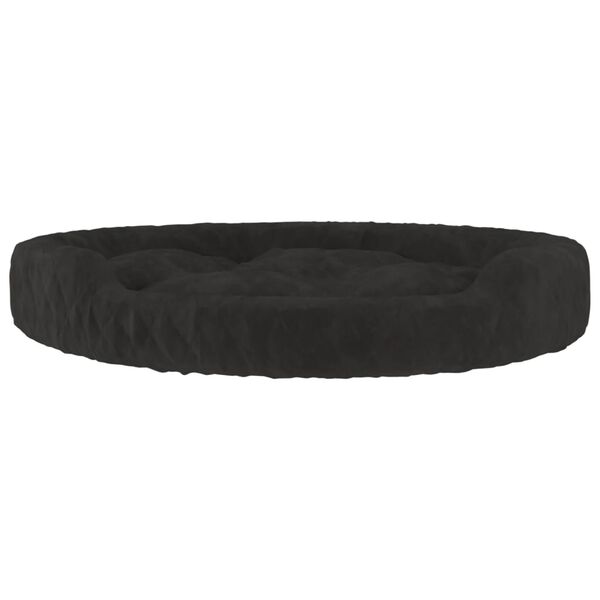 vidaXL Dog Bed Black 110x90x23 cm Plush