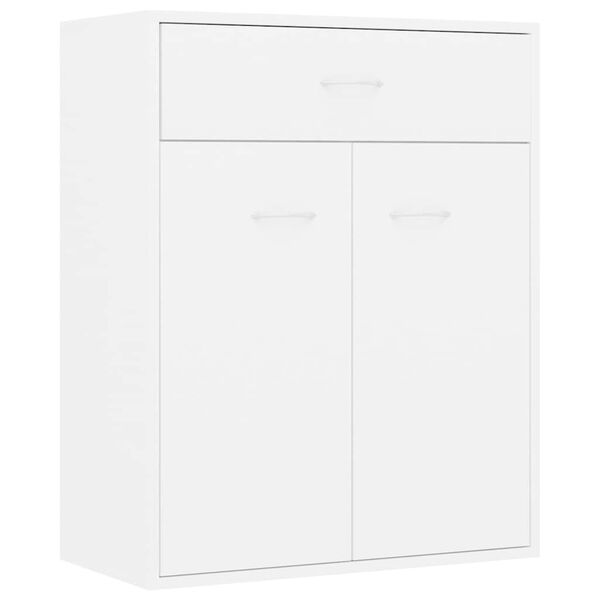 vidaXL Sideboard White 60x30x75 cm Engineered Wood