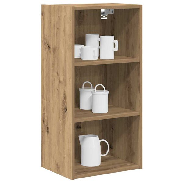 vidaXL Hanging Cabinet Artisan Oak 40 x 29.5 x 80 cm Engineered Wood