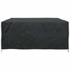 vidaXL Furniture Cover Plain Black 300 x 250 x 100 cm 600D