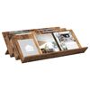 vidaXL Magazine Rack Old Wood 90 x 53 x 28.5 cm Engineered Wood